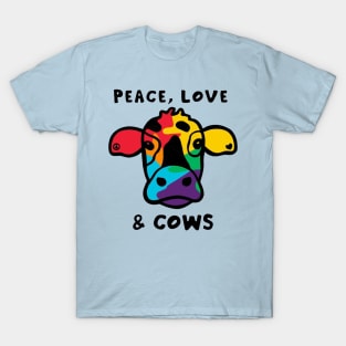 PEACE LOVE & COWS T-Shirt